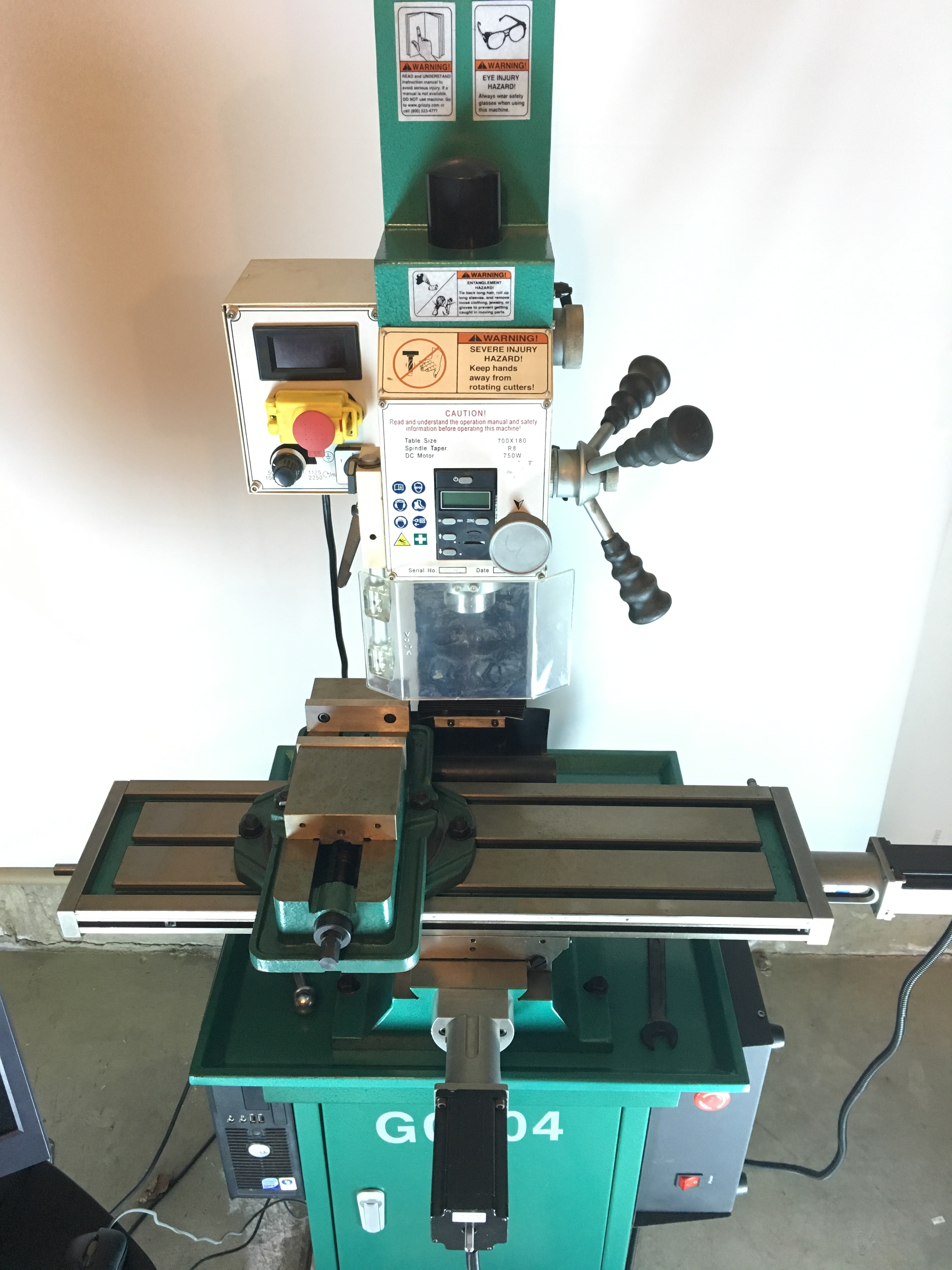 Grizzly G0704 CNC Mill Conversion