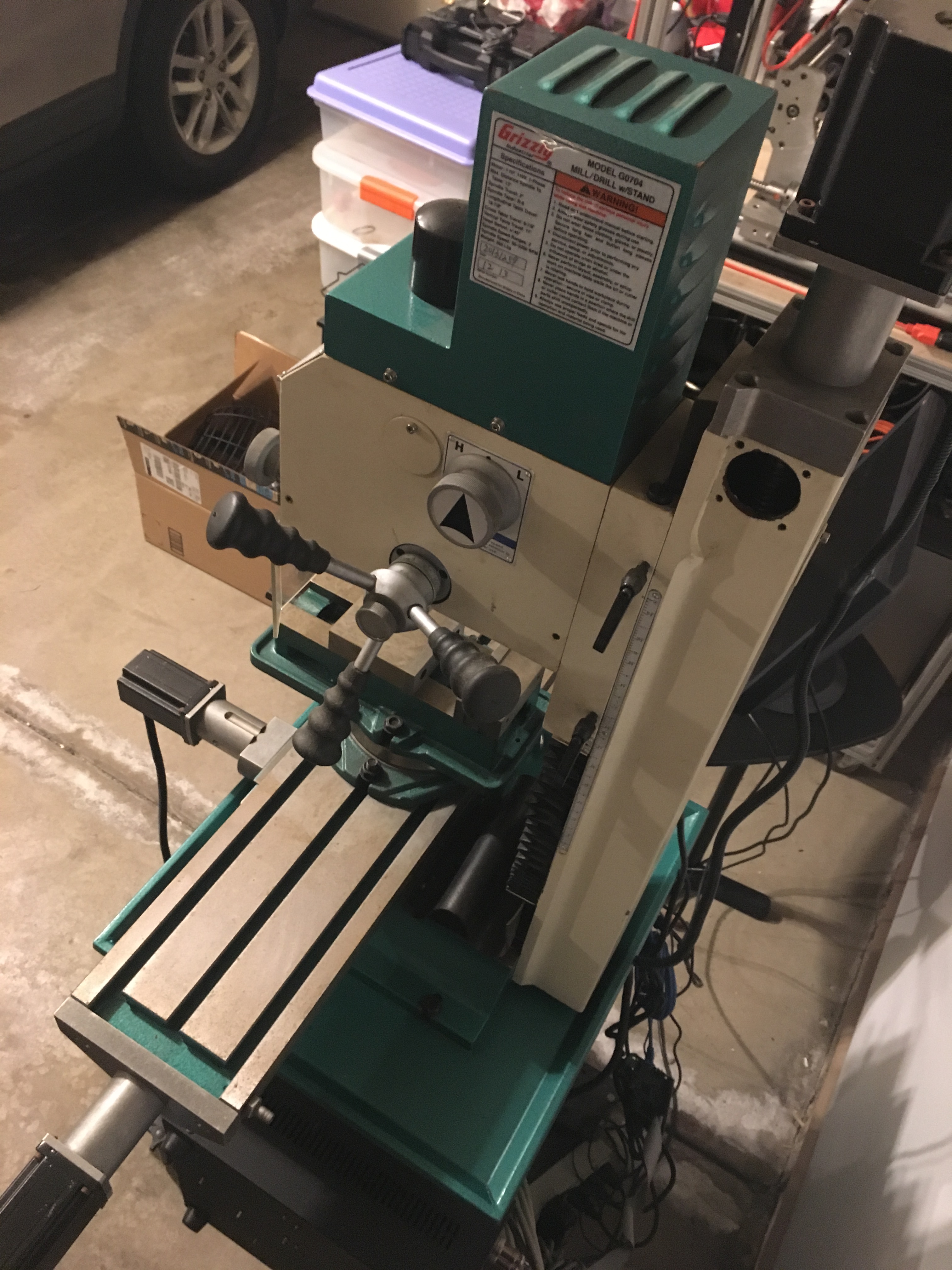 Grizzly G0704 CNC Mill Conversion